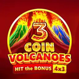 3 Coin Volcanoes slot icon by Booongo, available at Frank Casino