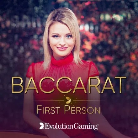 First Person Baccarat by Evolution, showcased at frankcasino-pt.pt – game logo