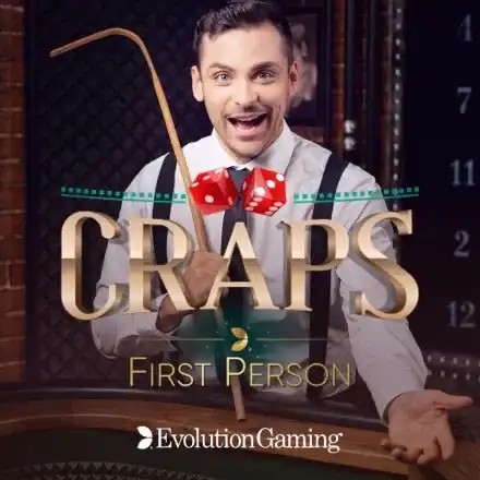 Table Games logo of First Person Craps from Evolution at Frank Casino