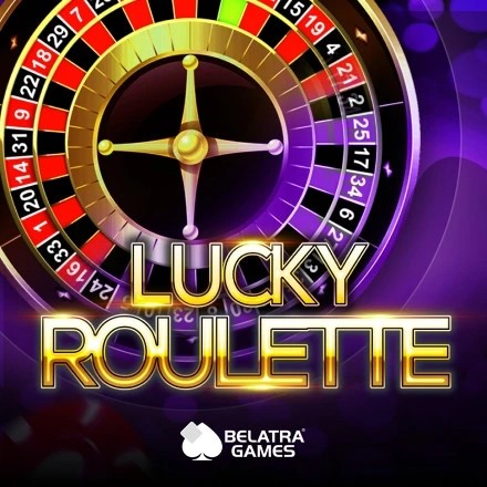 Lucky Roulette logo by Belatra Games at Frank Casino