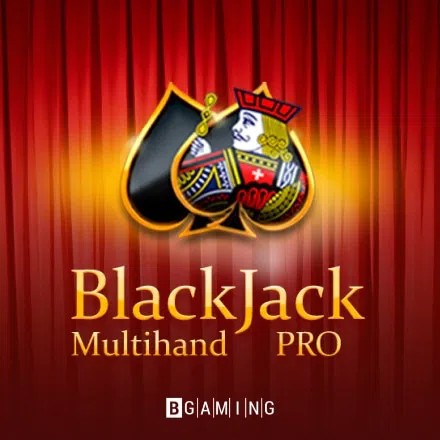 Multihand Blackjack Pro online game logo by BGAMING on frankcasino-pt.pt
