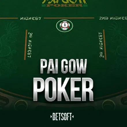 Official Table Games logo: Pai Gow by Betsoft Gaming at Frank Casino