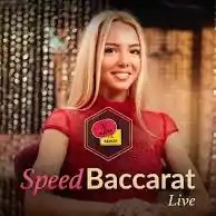 Speed Baccarat A logo by Evolution at Frank Casino